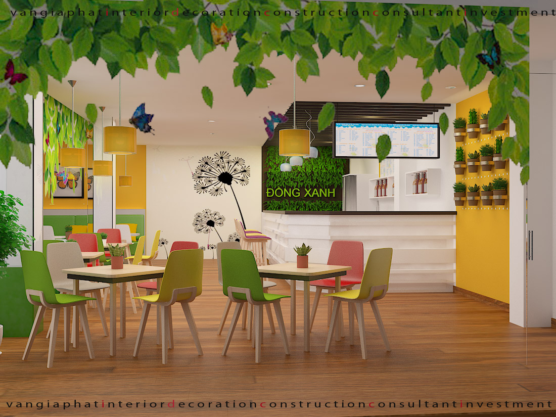 Nội thất quán cafe - ảnh 2